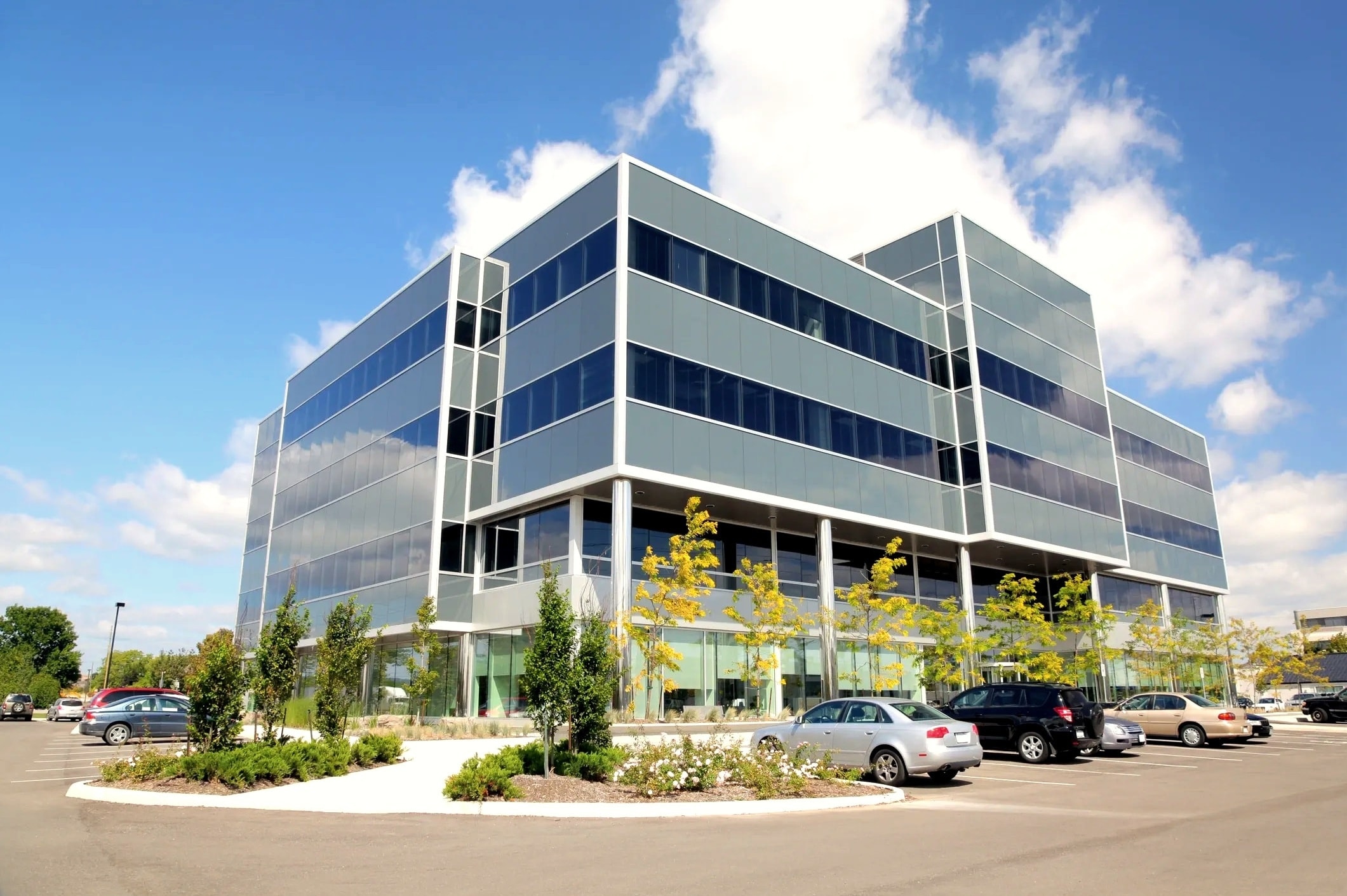Commercial building painting